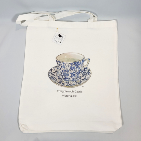 Castle Teacup Tote Bag